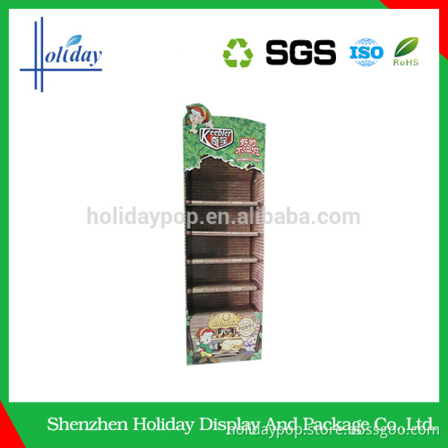 Wholesales selling goods cardboard display stand floor stand